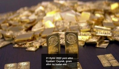 21 Eylül 2022 yeni altın fiyatları: Çeyrek, gram altın ne kadar oldu?