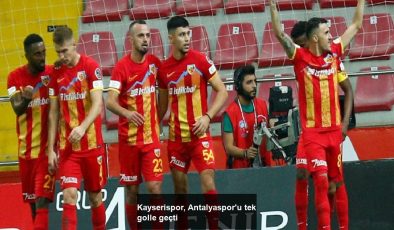 Kayserispor, Antalyaspor’u tek golle geçti