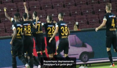 Kayserispor deplasmanda Hatayspor’u 4 golle geçti
