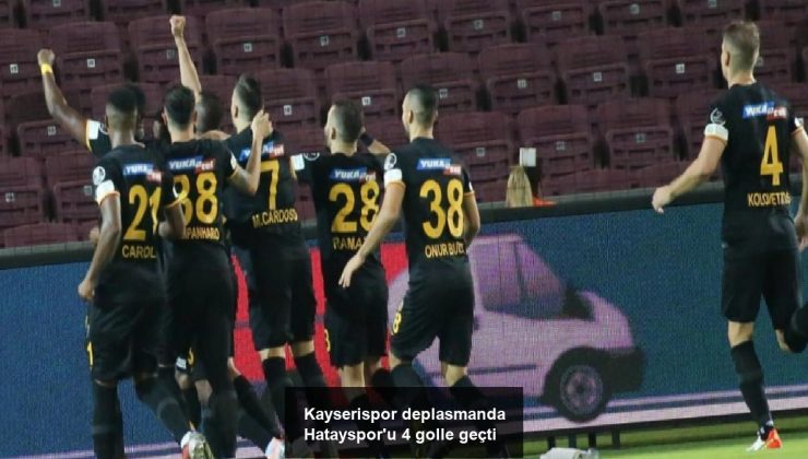 Kayserispor deplasmanda Hatayspor’u 4 golle geçti