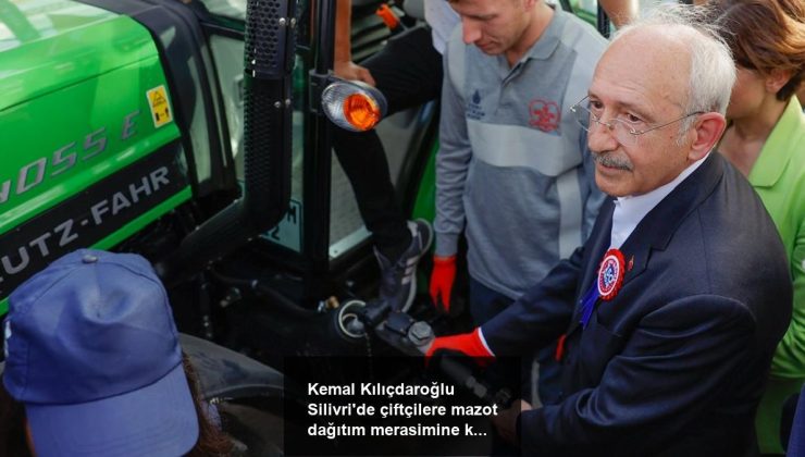 Kemal Kılıçdaroğlu Silivri’de çiftçilere mazot dağıtım merasimine katıldı