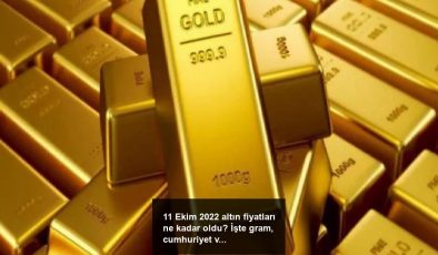 11 Ekim 2022 altın fiyatları ne kadar oldu? İşte gram, cumhuriyet ve çeyrek altın fiyatları…
