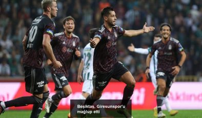 Beşiktaş, Giresunspor’u mağlup etti