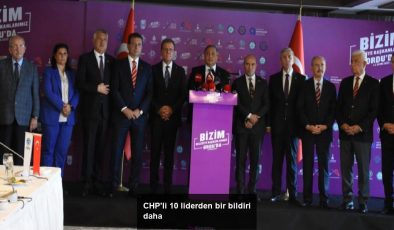 CHP’li 10 liderden bir bildiri daha