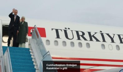 Cumhurbaşkanı Erdoğan Kazakistan’a gitti