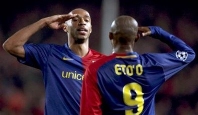 Eto’o Thierry Henry benim seviyemde değildi