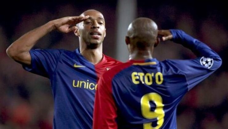 Eto’o Thierry Henry benim seviyemde değildi