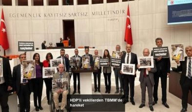 HDP’li vekillerden TBMM’de hareket