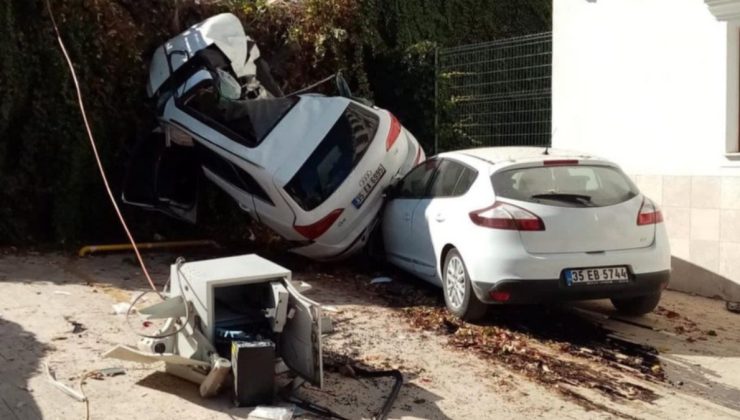 İzmir’de freni boşalan kamyon dehşet saçtı