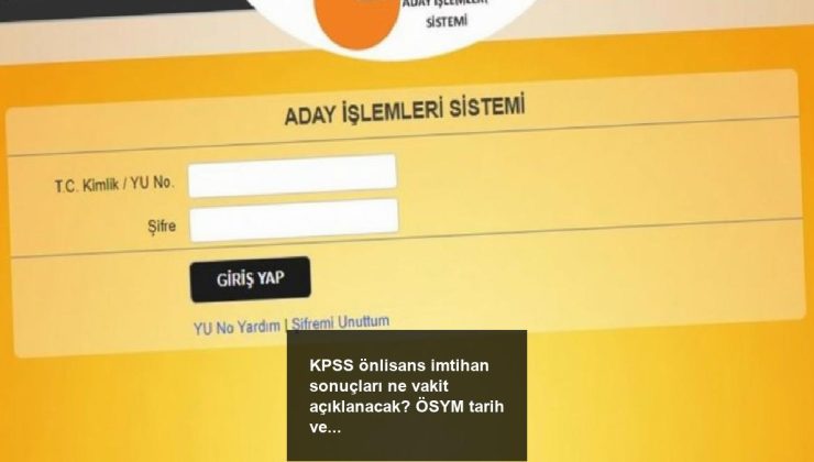 KPSS önlisans imtihan sonuçları ne vakit açıklanacak? ÖSYM tarih verdi!