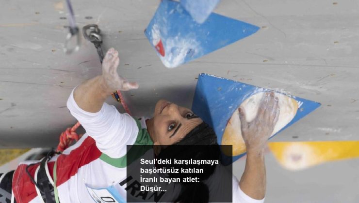 Seul’deki karşılaşmaya başörtüsüz katılan İranlı bayan atlet: Düşürdüm, özür dilerim