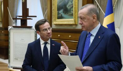 Cumhurbaşkanı Erdoğan, İsveç Başbakanı Ulf Kristersson ile görüştü