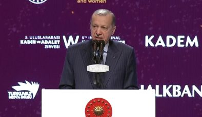 Cumhurbaşkanı Erdoğan, Uluslararası Kadın ve Adalet Zirvesi’nde