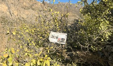 Hakkari’de dağlara PKK’lı teröristlere ‘teslim ol’ bildirisi dağıtıldı