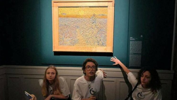 İtalya’da iklim aktivistleri Van Gogh’un tablosuna saldırdı