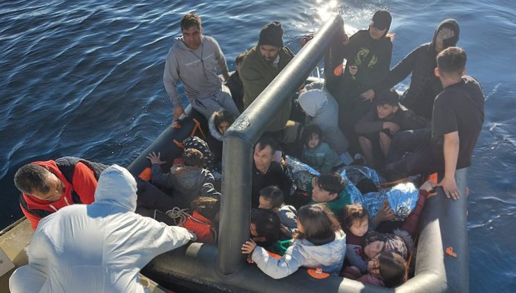 İzmir’de 130 kaçak göçmen kurtarıldı 