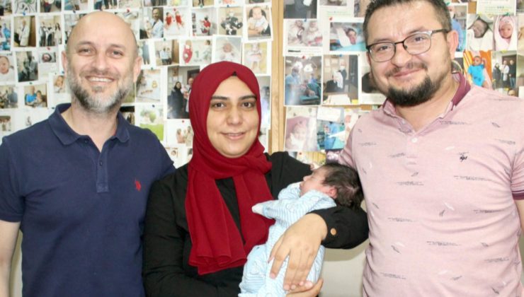 Kayseri’deki çiftin bebek özlemi son buldu