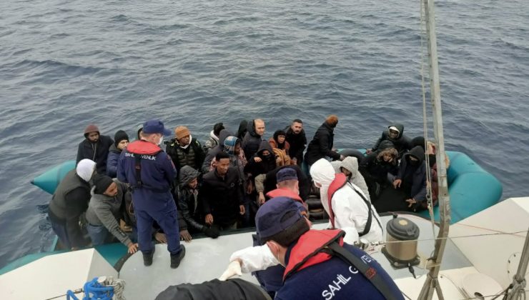 Muğla’da 38 kaçak göçmen kurtarıldı