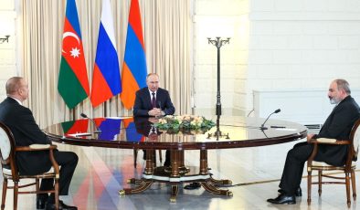 Putin, Aliyev ve Paşinyan Soçi’de bir araya geldi