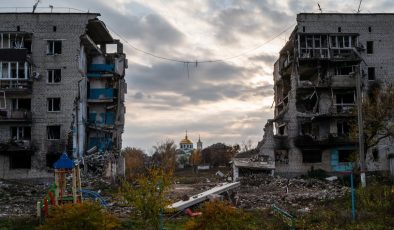 Ukrayna’da savaşın gölgesindeki İzyum şehrinde günlük yaşam