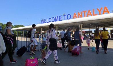 Antalya’ya aralık ayında 61 bin 250 Alman turist geldi