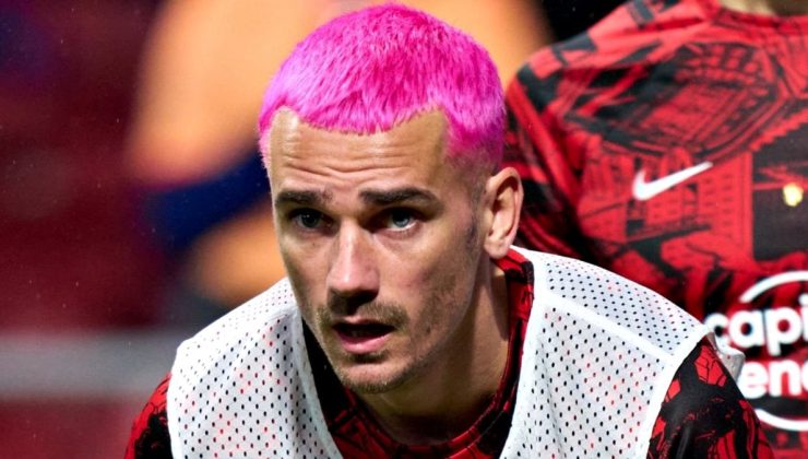 Antoine Griezmann’ın yeni saçları dikkat çekti