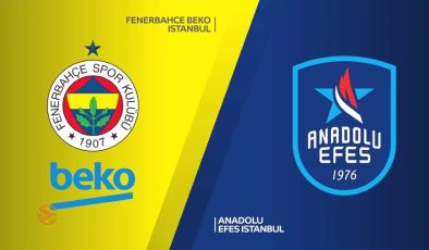 Fenerbahçe Beko – Anadolu Efes maçı ne zaman, saat kaçta ve hangi kanalda?