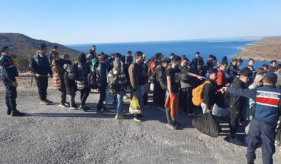 İzmir’de yurt dışına kaçmaya çalışan 180 göçmen yakalandı