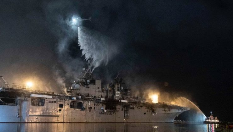 Rusya’nın tek uçak gemisi Admiral Kuznetsov’ta yangın çıktı