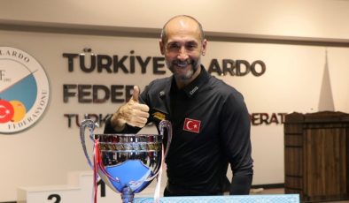 Semih Saygıner 3 Bant Bilardo’da Türkiye Şampiyonu