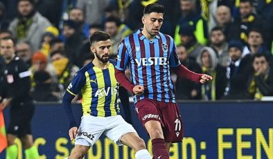 Trabzonspor-Fenerbahçe maçının muhtemel 11’leri