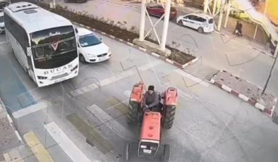 Burdur’da traktörüyle drift atan sürücüye ceza