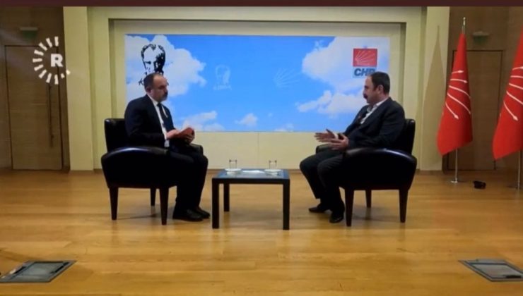 CHP, Rudaw’ın Nuşirevan Elçi röportajında Türk bayraklarını kaldırdı