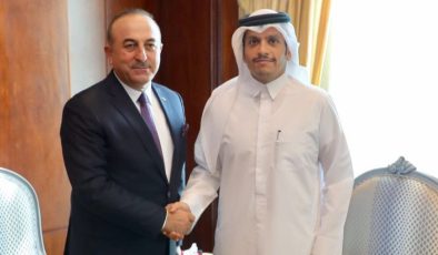 Mevlüt Çavuşoğlu, Katarlı mevkidaşı Al Sani’yle Mescid-i Aksa’yı görüştü