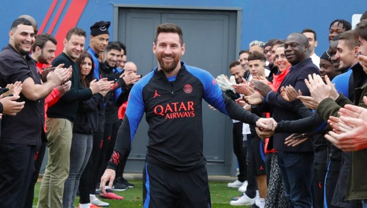 PSG’den Lionel Messi’ye şampiyonluk karşılaması