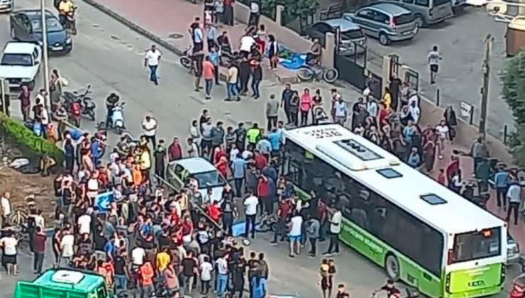 Adana’da belediye otobüsü ile motosiklet çarpıştı: 1 ölü
