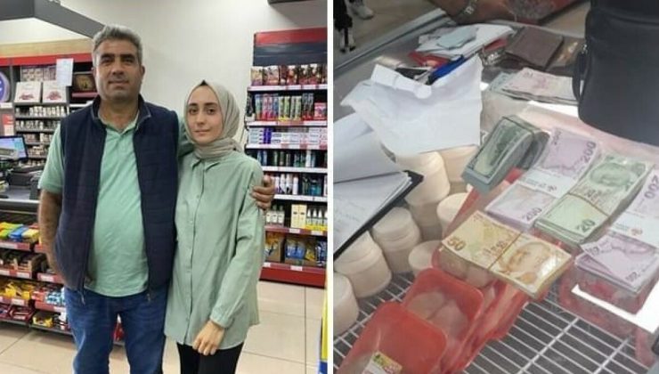 Erzincan’da markette unutulan 2 milyon lira sahibine teslim edildi