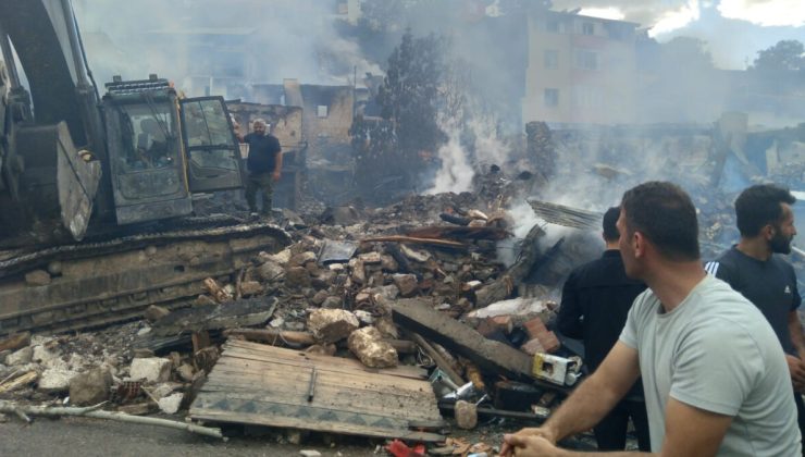 Erzurum’da çıkan yangında 10 ev kullanılamaz hale geldi