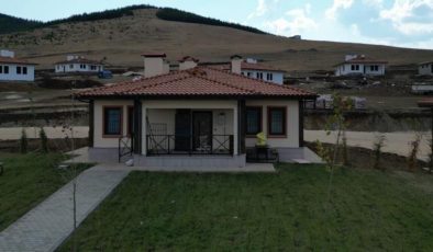 Gaziantep’te deprem sonrası yapılan köy evleri villaları aratmıyor