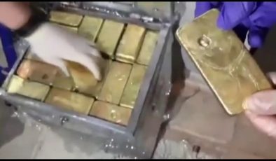 İstanbul’da jandarma 300 kilo sahte külçe altın buldu