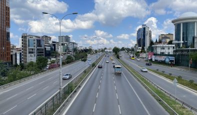 İstanbul’da Kurban Bayramı’nın ilk günü trafik yüzde 2’ye düştü