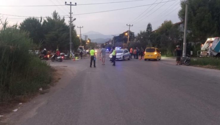 Muğla’da minibüsün çarptığı motosikletin kadın sürücüsü hayatını kaybetti