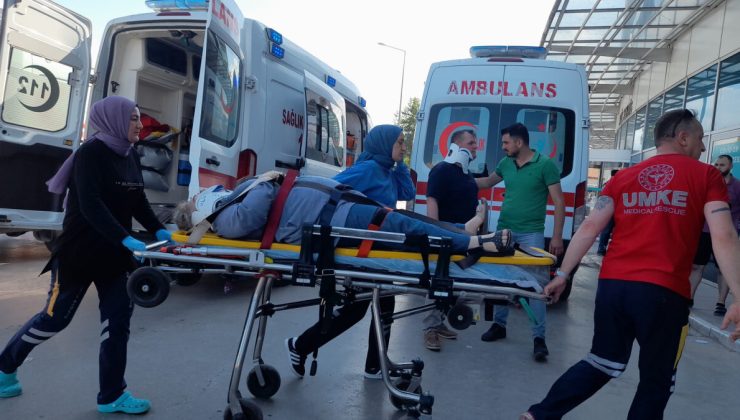 Samsun’da 2 otomobil çarpıştı: 5 yaralı