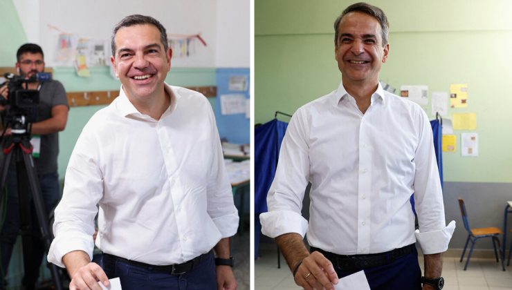 Yunanistan’da Miçotakis ve Çipras oylarını kullandı