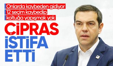 Yunanistan’ın ana muhalefet lideri Çipras istifa etti!