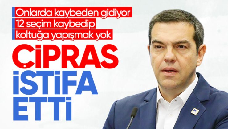 Yunanistan’ın ana muhalefet lideri Çipras istifa etti!