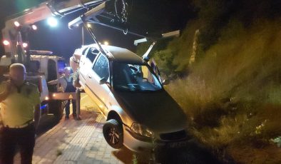Zonguldak’ta kaza yaptı, aracı bırakıp olay yerini terk etti